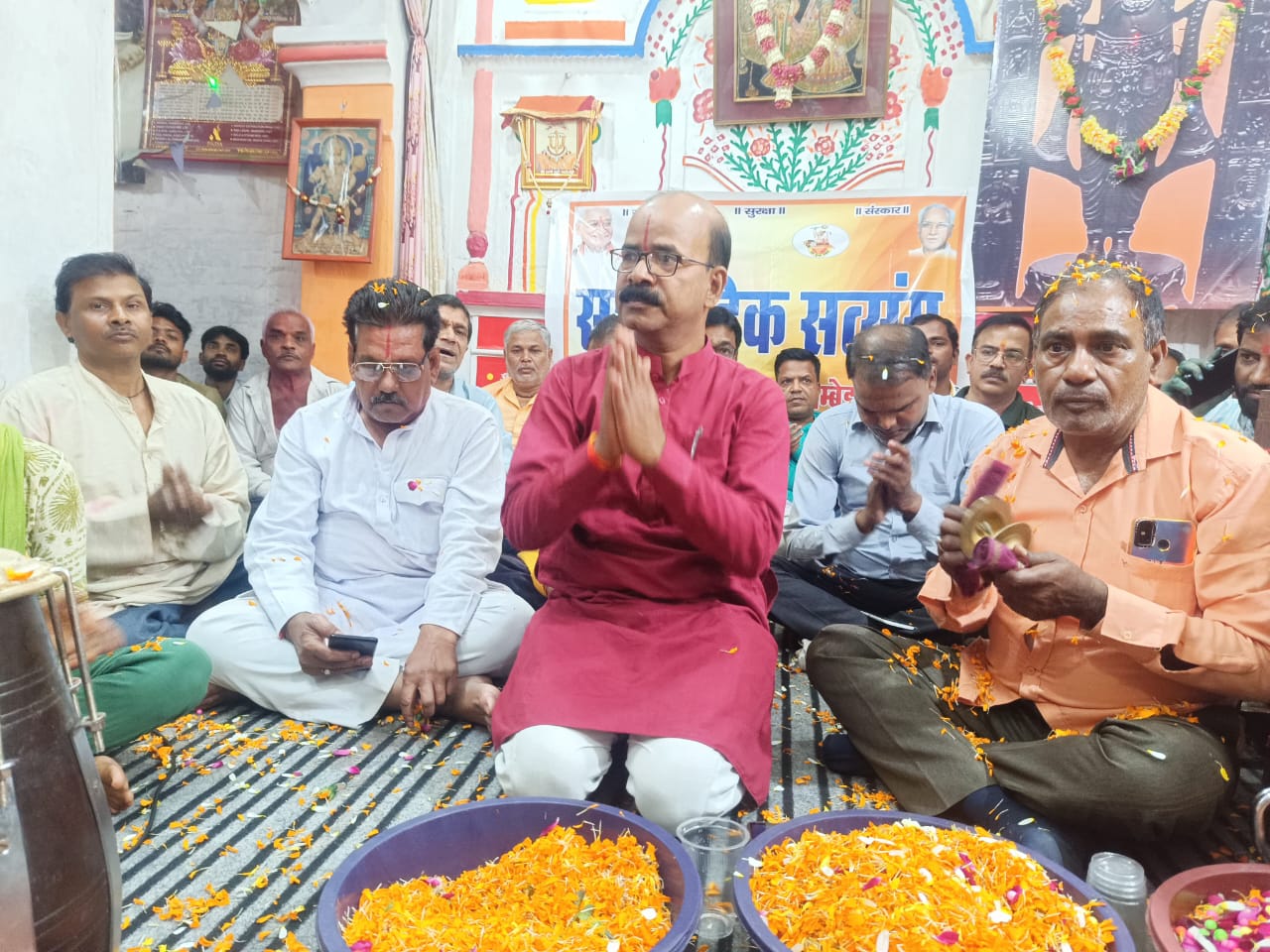 विश्व हिंदू परिषद द्वारा साप्ताहिक सत्संग सम्पन्न