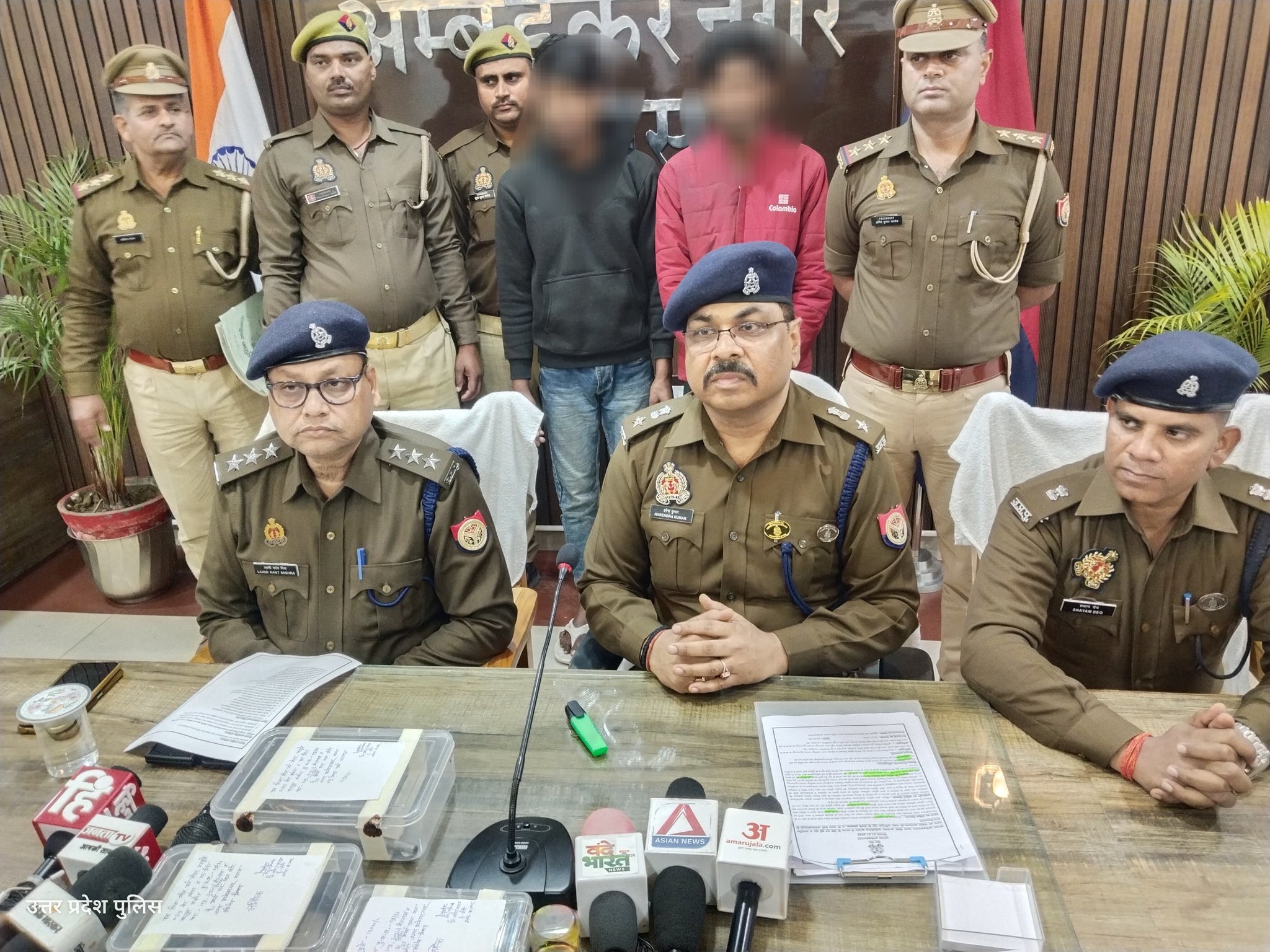 शराब ठेका लूट व फायरिंग कांड का पुलिस ने किया खुलासा, दो अंतर्राज्यीय बदमाश गिरफ्तार