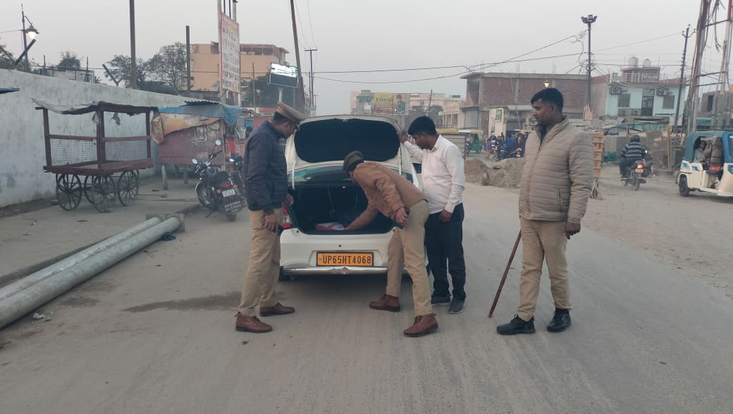 श्रीराम मंदिर प्राण-प्रतिष्ठा वर्षगांठ व गणतंत्र दिवस को लेकर अयोध्या पुलिस अलर्ट, चौराहों पर सघन चेकिंग