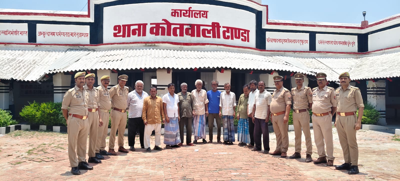 10 वारंटी को गिरफ्तार कर भेजा जेल